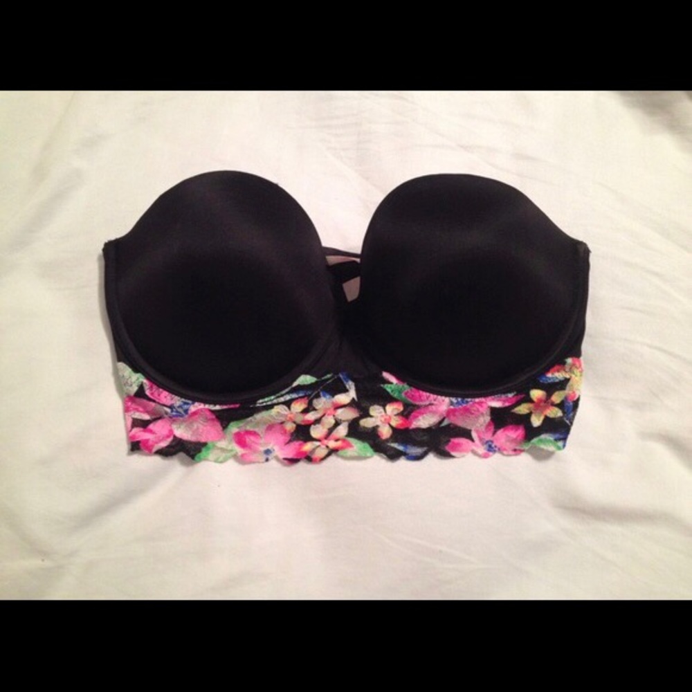 Victoria's PINK Secret Strapless Bustier Bra